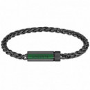 Pulsera Negra  LACOSTE