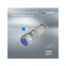 VARTA Linterna Ultravioleta Uv 400NM a Pilas Ref 15638400LUMEX 8,5H contra Golpes