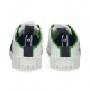 Deportivo K Azul Piel Blanco  KATE SPADE