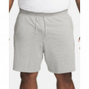 NIKE Pantalon Corto de Algodon Gris