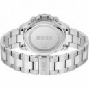 Reloj Plateado Bisel Bicolor  BOSS
