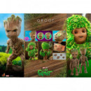 Figura Groot  Yo Soy Groot Serie Deluxe Version  HOT TOYS