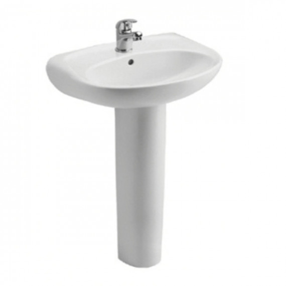Lavabo Gala+pedestal Nila 56X43 Blanco