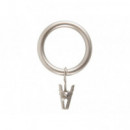 Anilla Cortina Pinza Plata IC512