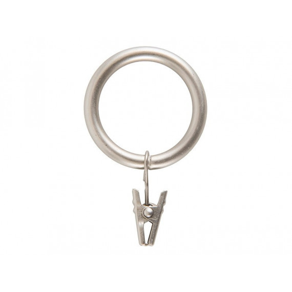 Anilla Cortina Pinza Plata IC512