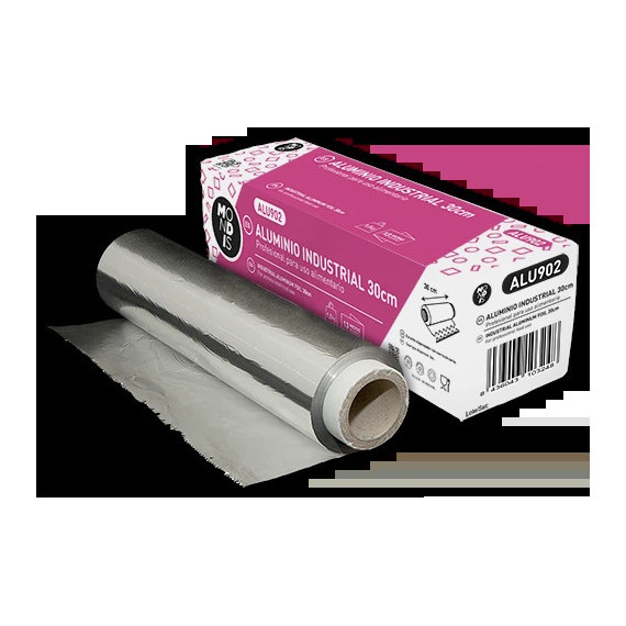 Papel Aluminio Industrial 400 Mm X 300 Metros