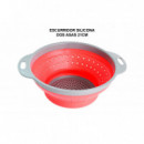 Escurridor Plegable Silicona Dos Asas 21CM