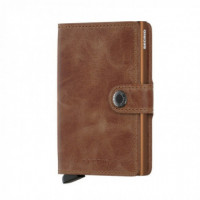 Se Miniwallet Leather  Vintage Brown  SECRID