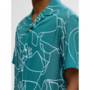 Camisas Camisa SELECTED Relax Rajesh Dragonfly