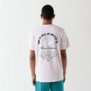 Camiseta 11º Worldwide Graphic Rosa