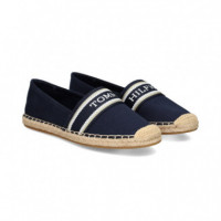 Alpargatalogo Textil Azul  TOMMY HILFIGER - Guanxe Atlantic Marketplace