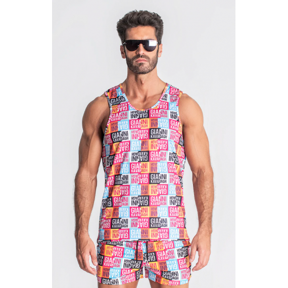 Camiseta Asillas Gianni Kavanagh logos multicolor