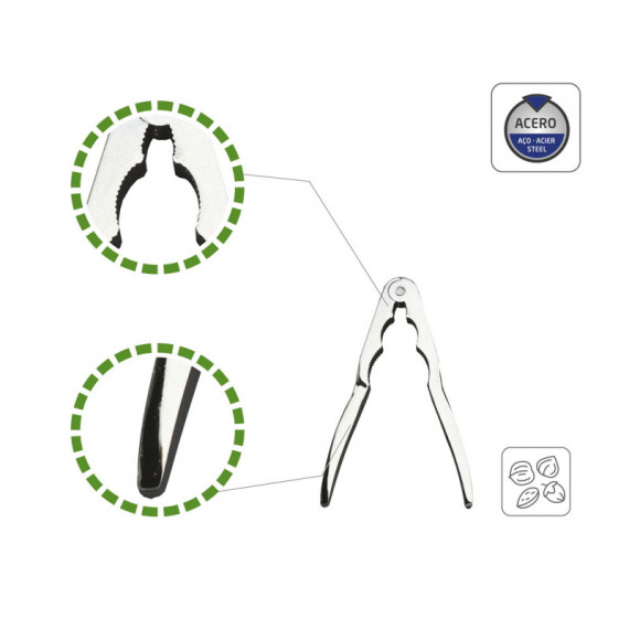 Cascanueces Amig 3 Cromado Display