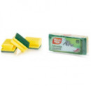 Estropajo Salvauñas Floral 3 Unidades