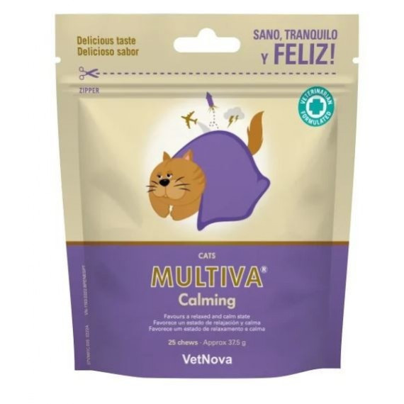 Multiva Gato Calming Comprimidorimidos 25 Uds  VETNOVA