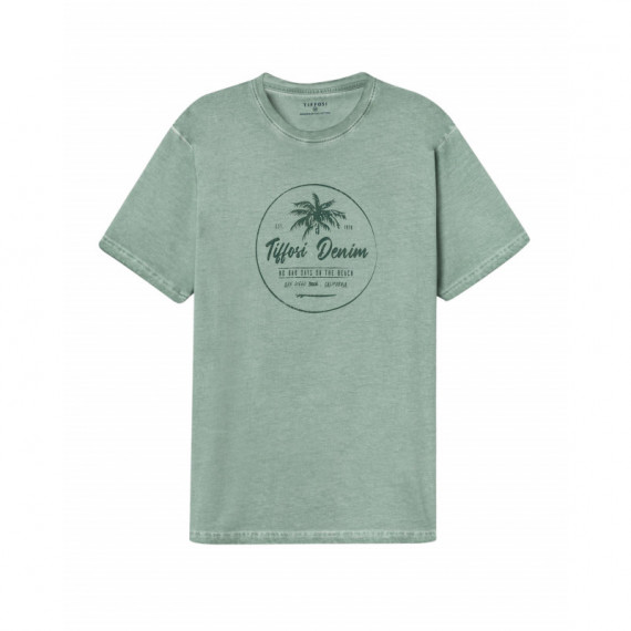 Camisetas Hombre Camiseta TIFFOSI Rome Verde Pistacho