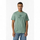 Camisetas Hombre Camiseta TIFFOSI Rome Verde Pistacho