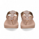 Esclava 3 Circulos Rosa Oro  FITFLOP