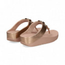 Esclava 3 Circulos Rosa Oro  FITFLOP