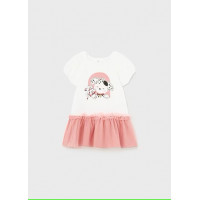 Vestido Combinado Tul 01925-024 MAYORAL