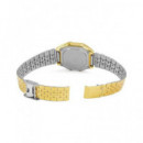 CASIO Coleccion LA680WEGA-1ER Reloj Digital, Acero Inox Dorado Fecha, Alarmas, Resistente Al Agua