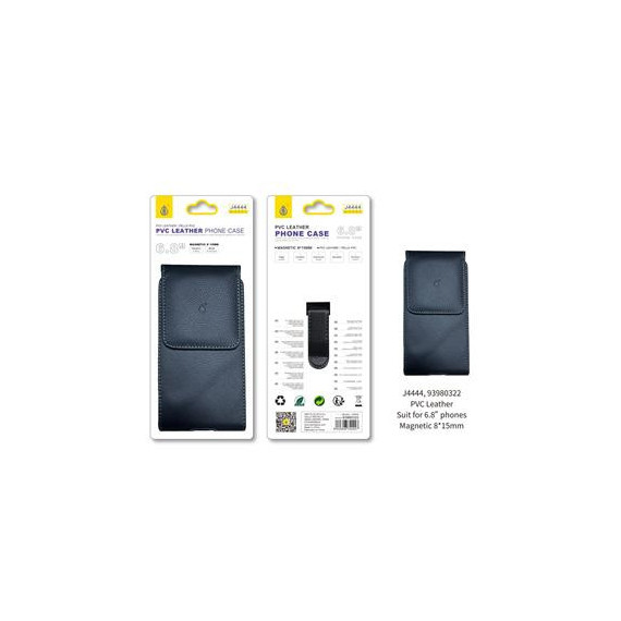 Oneplus Funda Movil Vertical para Cinto 6.8" J444 Negro  ONE PLUS