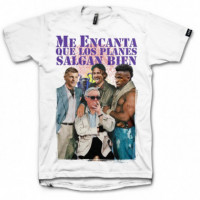 Camiseta LEG3ND Planes Blanco