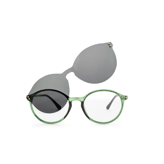 GAFAS NORDICVISION EASY DUO ROUND GREEN +1.50
