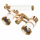 LEVENHUK Broadway 325E White Lorgnette Opera Glasses