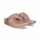 Esclava Brillo Rosa Oro  FITFLOP
