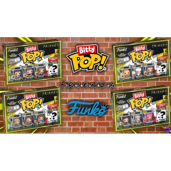FUNKO Bitty Pop Pack 4 Friends