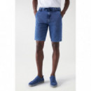 Bermudas Pantalones Cortos SALSA JEANS Mezcla Lino