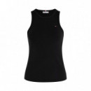 Camiseta Acanalada sin Mangas Slim  TOMMY HILFIGER