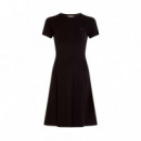 Vestido de Punto MIDI con Corte Slim  TOMMY HILFIGER