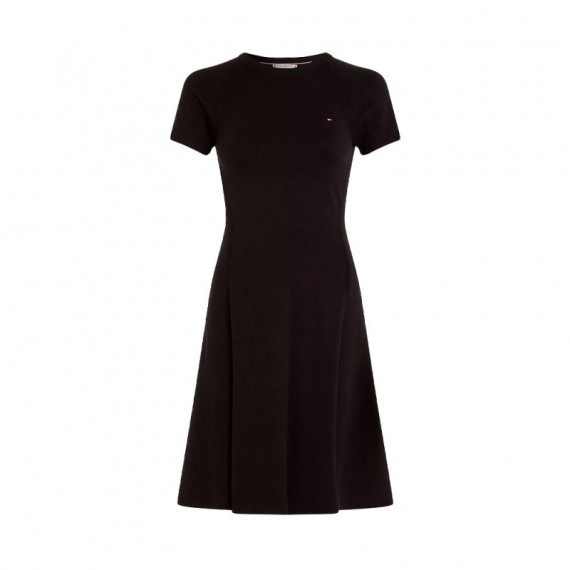 Vestido de Punto MIDI con Corte Slim  TOMMY HILFIGER