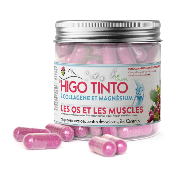 TUNO CANARIAS HIGO TINTO CON COLAGENO Y MAGNESIO CAPSULAS