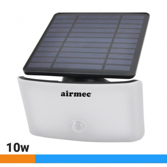 Foco Solar Led Luz Fria AIRMEC 10W 1.080 Lumens