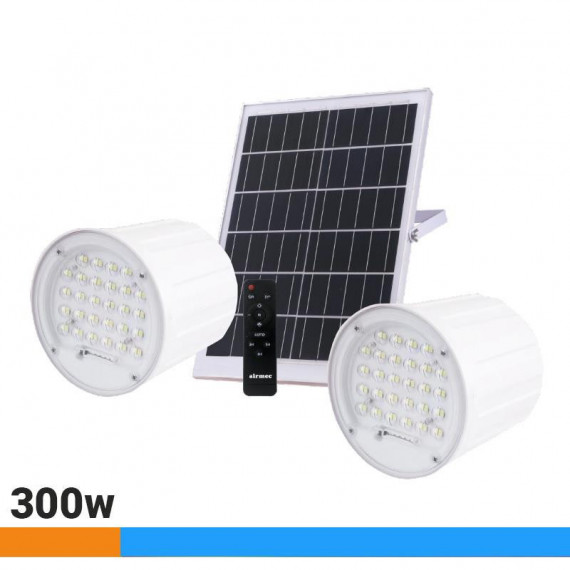 Foco Solar Doble Colgante Serie Cometa AIRMEC 300W 1.000 Lumens