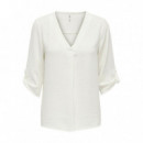 JACQUELINE DE YONG Camisetas Mujer Camiseta Jdy Divya Cloud Dancer