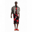 Vestido MIDI Canalé Flores de DESIGUAL