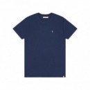 Camisetas Hombre Camiseta REVOLUTION 1364 Fla Navy Melange