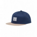 Gorros y Gorras Gorra HERSCHEL Whaler 6 Panel Black Irish Cream