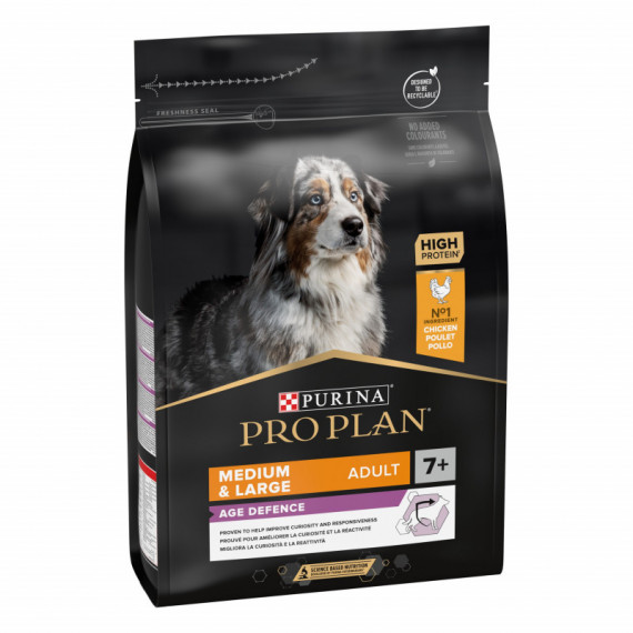 PROPLAN Perro Adulto Medium/large Age Defend +7 Pollo 3 Kg