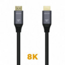 AISENS Cable HDMI V2.1 a Hdmi-a 0.5M Negro