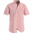 Camisa de Manga Corta con Corte Regular de TOMMY HILFIGER