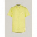 Camisa de Manga Corta con Corte Regular de TOMMY HILFIGER