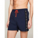 Bañador Trunk de Corte Slim con Logo de Tommy Jeans  TOMMY HILFIGER