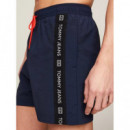 Bañador Trunk de Corte Slim con Logo de Tommy Jeans  TOMMY HILFIGER
