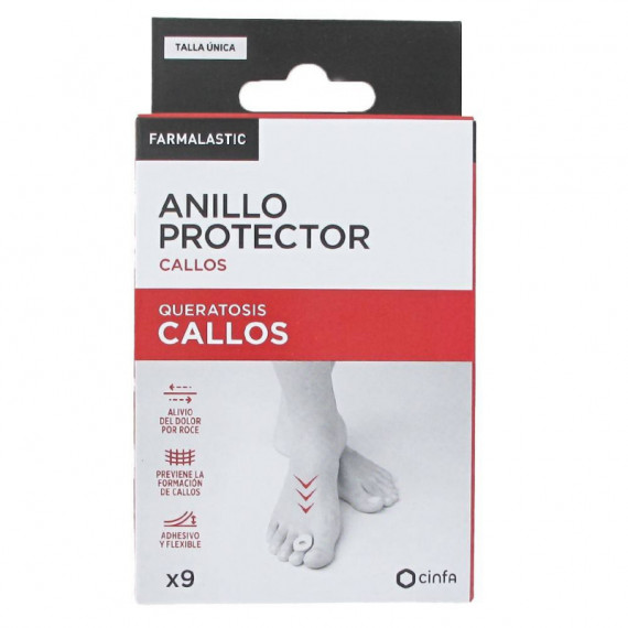 FARMALASTIC Anillo Protector Callos T-u 9UN