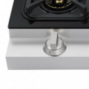 Cocina de Gas con Cristal Templado AIRMEC 2 Fuegos